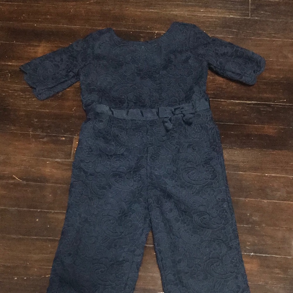 Janie and jack lace jumpsuit - Picture 4 of 6